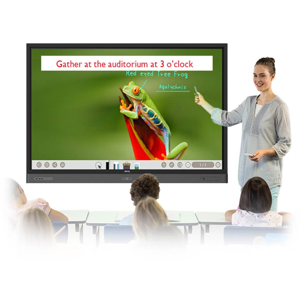 Education RM8602K 86" Class LCD Touchscreen Monitor, 16:9, 8 Ms