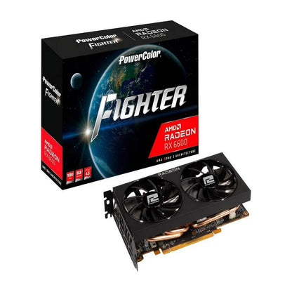 Fighter Radeon RX 6600 8GB GDDR6 PCI Express 4.0 ATX Video Card AXRX 6600 8GBD6-3DH