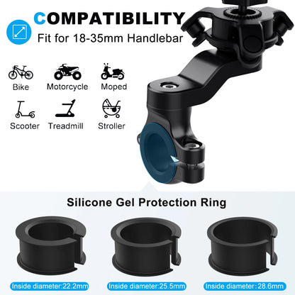 Bicycle Phone Holder Stand for Iphone Xiaomi Samsung Motorcycle Mobile Cellphone Holder Bike Scooter Handlebar Clip Mount