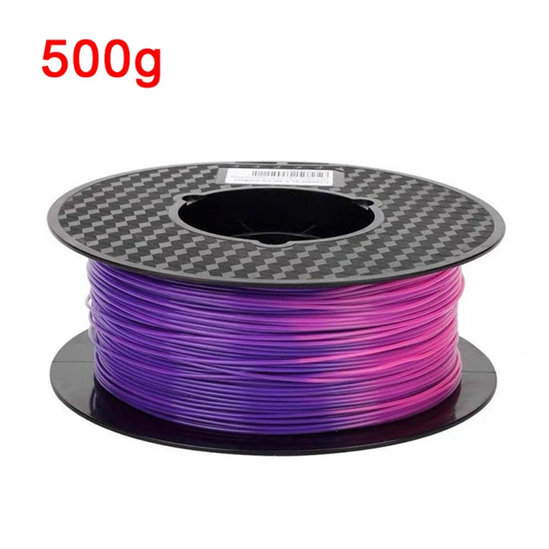 1.75Mm PLA 3D Printer Filament Color Change with Temperature 31-45 Degrees Dark Green to Red to Yellow 3D Printing Material